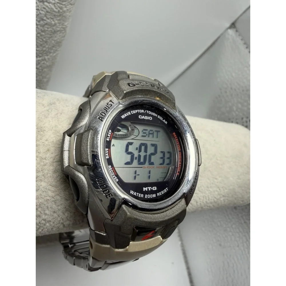 Casio MTG-900 G-Shock‎ Tough Solar Wave Ceptor Mens Watch 44MM 7